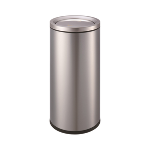 Bidone della spazzatura aperto in acciaio inossidabile per interni ed esterni per ingresso pubblico posacenere cestino per ufficio e ristorante - Product Image 6