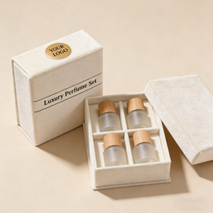 Customizable Luxury Rigid Magnetic/ Lid&base Gift <b>Box</b> for Skincare <b>Bottle</b> Makeup Perfume Packaging - Product Image 4