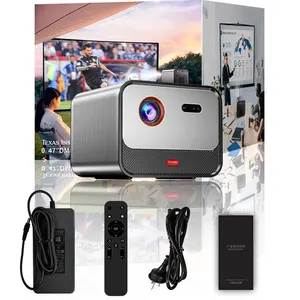 New Trend Full HD 1080P Support 4K LED LCD High Brightness Auto Kyestone Home Theater Android 11.0 Video 3D Projector
