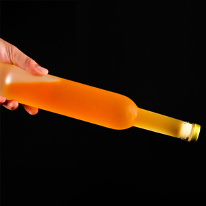 Bouteille en verre <span class=keywords><strong>de</strong></span> vin <span class=keywords><strong>de</strong></span> glace <span class=keywords><strong>de</strong></span> jus <span class=keywords><strong>de</strong></span> fruits clair givré <span class=keywords><strong>de</strong></span> 250ml 500ml avec liège - Product Image 4