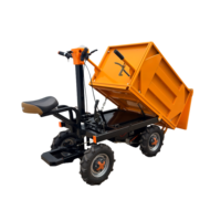Chariot de chantier électrique à quatre roues - Conteneur en fer personnalisable OEM pour le transport d'outils industriels