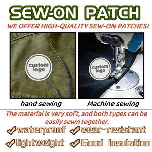 Wholesale Tailoring Accessories PVC Rubber <strong>Patches</strong> <strong>Iron</strong> <strong>on</strong> Sew <strong>on</strong> Custom Design Waterproof Soft Costum Sew <strong>on</strong> <strong>Patch</strong> - Product Image 2
