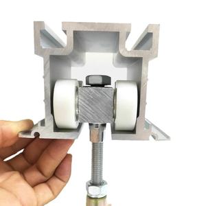 Fabricant d'ensemble complet d'accessoires personnalisés <span class=keywords><strong>pour</strong></span> <span class=keywords><strong>porte</strong></span> <span class=keywords><strong>coulissante</strong></span> <span class=keywords><strong>Porte</strong></span> pliante et cloison Roue de suspension universelle <span class=keywords><strong>Rail</strong></span> de <span class=keywords><strong>porte</strong></span> <span class=keywords><strong>coulissante</strong></span> - Product Image 5