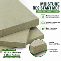 Panneau MDF brut résistant à l'humidité 3mm 9mm 12mm 15mm 18mm, panneau de fibres à densité moyenne avec surface finie pour la fabrication sur mesure de meubles de toute la maison
