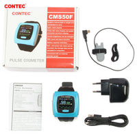 Mestek Contec — oxymètre de pouls au poignet sims50f, compteur d'oxygène dans le sang, sonde SPO2, moniteur de rythme cardiaque, alarme de rythme cardiaque, enregistrement de 24 heures
