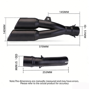 Tubo de Escape para Motocicleta Rebel <span class=keywords><strong>500</strong></span> 300 CM500 CM300 CMX500 CMX300 2017 - 2023 - Product Image 4