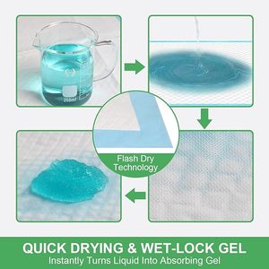 Kingtale Jumbo Puppy PEE Pads cho chó thấm polymer dùng một lần nhanh chóng khô không rò rỉ đào tạo dầu gội thay thế - Product Image 5