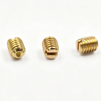 Vis de réglage à filetage complet fendues en laiton DIN551 M4x4mm M5x5mm M6x6mm M2 M3 M4.2, sur mesure par le fabricant