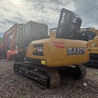 Excavatrice Sany 135 155 215 d'origine avec queue courte flexible et forte adaptabilité aux conditions de travail