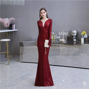 Vestido elegante de cobertura completa de boda para invitados, elegante vestido de noche de cristal para graduación, venta al por mayor, 15, <span class=keywords><strong>2023</strong></span> - Product Image 3