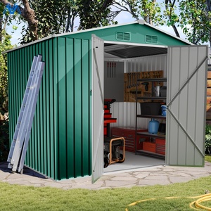 <span class=keywords><strong>Abri</strong></span> métallique préfabriqué extra large en acier galvanisé thermolaqué avec kit <span class=keywords><strong>d</strong></span>'ancrage, montage facile, mobilier <span class=keywords><strong>de</strong></span> <span class=keywords><strong>jardin</strong></span> <span class=keywords><strong>à</strong></span> <span class=keywords><strong>vendre</strong></span> - Product Image 2