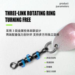 Señuelo de Pesca con Lentejuelas en Espiral, 2.7g/3.8g, Triple Giratorio, Anzuelo Simple de Cobre, Cebo Artificial para Pesca de Lubina, <span class=keywords><strong>Pez</strong></span> Mandarín - Product Image 4