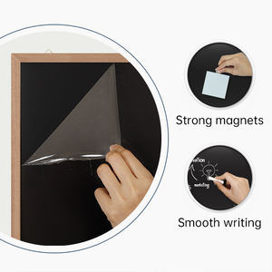 <span class=keywords><strong>Tableau</strong></span> magnétique <span class=keywords><strong>Tableau</strong></span> noir encadré en bois - Product Image 5