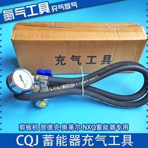 Herramienta de llenado de nitrógeno Cqj para acumulador Nxq 16 25 40 Mpa, válvula de carga de aire para máquina de corte hidráulica - Product Image 1