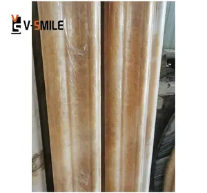 Natural Stone Marble Moulding Lines Marble Baseboard Skirting Moulding