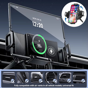 Soporte Plegable para Teléfono con Cargador Inalámbrico Y10 de 15W para <span class=keywords><strong>MIX</strong></span> <span class=keywords><strong>Fold</strong></span> X 2 3 4 5, Soporte Eléctrico Automático para Auto, Cargador de Carga Rápida - Product Image 1