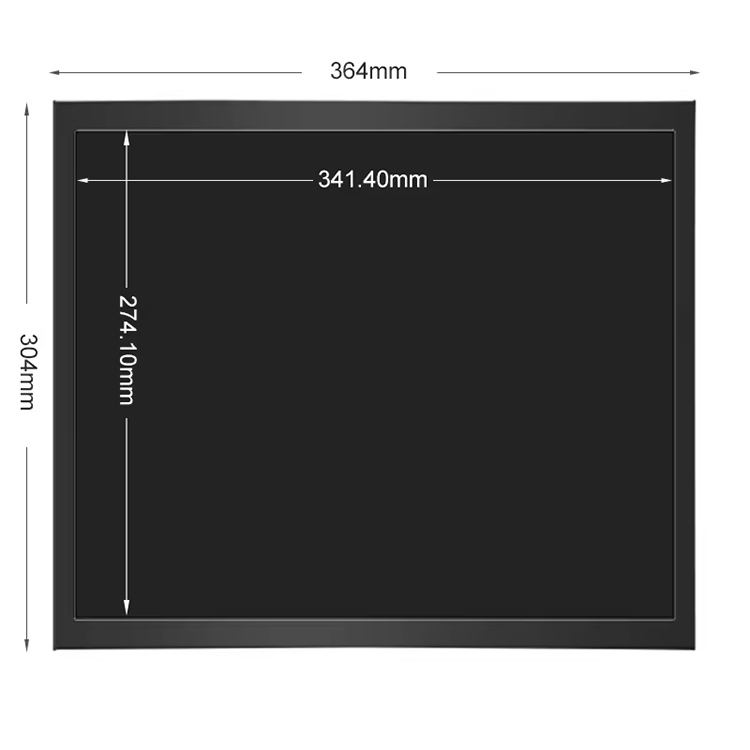 17 Inch Industrial Display Wall Mounted IPS HD Touch Screen Monitor VGA TFT Touchscreen Industrial Monitor