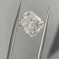 Diamante Cultivado en Laboratorio con Corte Radiante de Forma Elegante, CVD, Color D, Perforado con Láser, Excelente para Joyería, Certificado IGI, VVS, Venta al Por Mayor