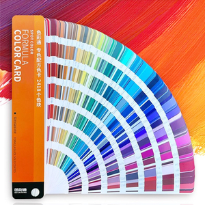 Libro de Muestrarios de Pinturas Decorativas, Cuaderno de Tapa Dura Colorido, Guía de Tonos de Pintura - Product Image 1