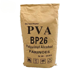 Vente directe d'usine d'alcool polyvinylique PVA 2488 BP26, polymère non toxique pour la construction, mastic mural, adhésif - Product Image 1