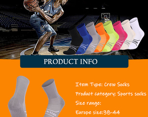 Calcetines Deportivos de Algodón con Logotipo Personalizado, Calcetines de Algodón Acolchados - Product Image 6