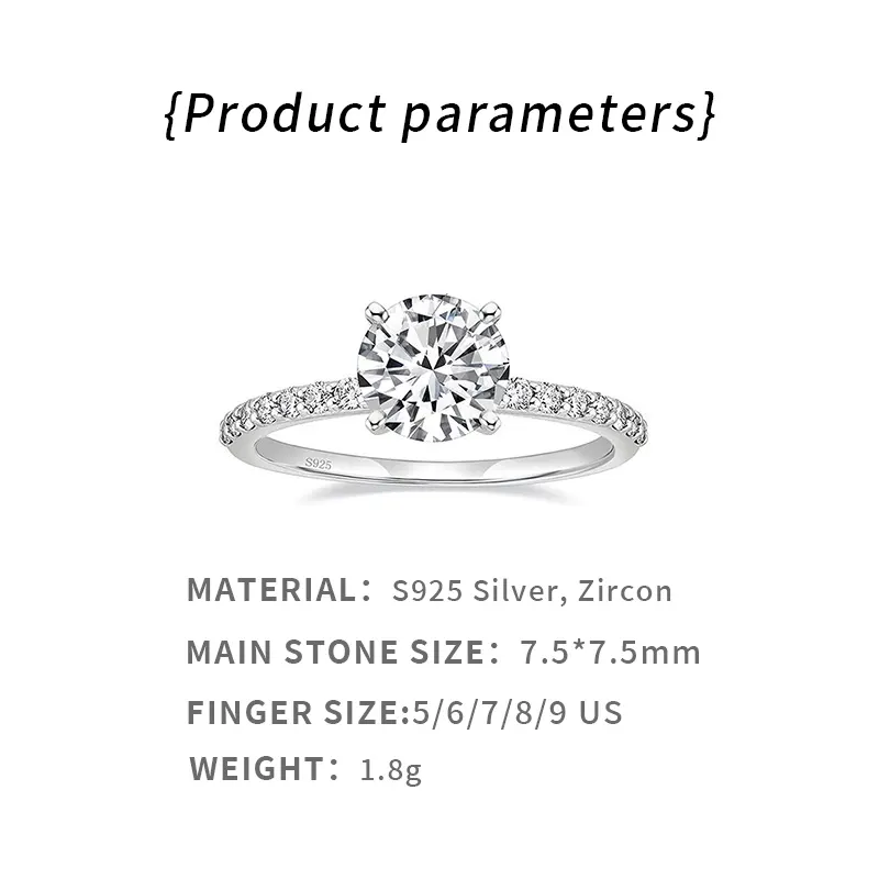 Женское обручальное кольцо из серебра 925