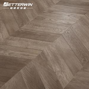 Top grade wooden chevron herringbone laminate parquet engineered wood flooring