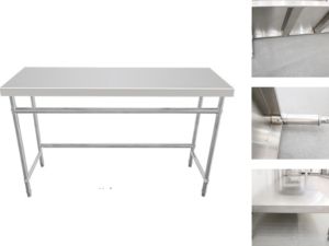 Table de travail VICTORY personnalisée en acier inoxydable à usage intensif Équipement de restauration SS pour autres fournitures d'hôtel et de restaurant - Product Image 5