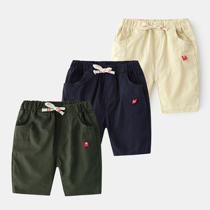Pantalones Deportivos para Niños al por Mayor, Cintura Elástica, Transpirables, Pantalones Cortos Tipo Jeans para Niño - Product Image 1