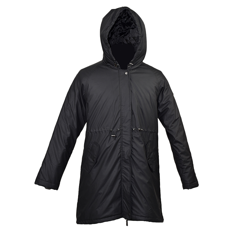Longues Col Rabattu Manteau Épais En coton Rembourré Veste Parka Manteau Masculin Mode Jackette Pour Hommes