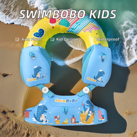 Gilet de sauvetage pour tout-petits Swimbobo avec flottabilité et sangle réglable pour la natation en piscine et en bateau, ailes aquatiques pour enfants
