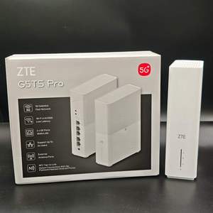 ZTE G5TS <span class=keywords><strong>Pro</strong></span> 5G Sim-Router, WiFi 6 <span class=keywords><strong>2</strong></span>.4G/5.8G AX3000 <span class=keywords><strong>CPE</strong></span>, Unterstützt Globales 5G SA/NSA-Netzwerk, <span class=keywords><strong>2</strong></span> TS9 Externe Antennen, 1 RJ11-Anschluss - Product Image 1