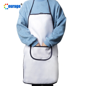 Plain <strong>White</strong> Sublimation Polyester <strong>Apron</strong> Blank for Sublimation Printing - Product Image 6