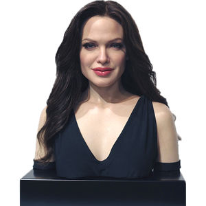 <span class=keywords><strong>Buste</strong></span> de fille en silicone grandeur nature hyper réaliste pour vitrine de centre commercial, artisanat en <span class=keywords><strong>argile</strong></span> sur mesure haut de gamme, bijoux en vente - Product Image 2