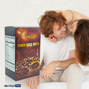 Café Orgánico con Hongos, 30 Porciones, Polvo de Maca, Bebida Energética, Potenciador, para Hombres, con Nueces, Chocolate y Frutas, Sin Azúcar, en Bolsas - Product Image 3