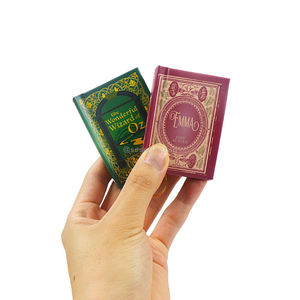 Ensemble de livres miniatures personnalisés à couverture rigide, collection exclusive, impression de livres décoratifs pour présentation - Product Image 6