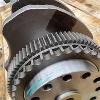 Vilebrequin forgé 6211-31-1010/6211311010 qualité OEM MiBo compatible avec moteurs S6D140 SA6D140 SAA6D140, chargeuse WA500-1, bulldozer D155A-3 D155A-5