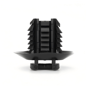 Attaches de fixation en nylon XK11 pour <span class=keywords><strong>sapin</strong></span> de Noël, lot de 2, avec clip pour <span class=keywords><strong>sapin</strong></span> de Noël, pour trou ovale de 6-7*12-13 mm et épaisseur de plaque de 0,5-6 mm - Product Image 1