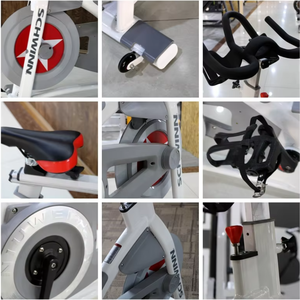 <span class=keywords><strong>Bicicleta</strong></span> <span class=keywords><strong>Fija</strong></span> Profesional Giratoria con Resistencia Magnética, Pantalla LCD y Construcción de Acero Inoxidable para Ejercicios Aeróbicos - Product Image 6