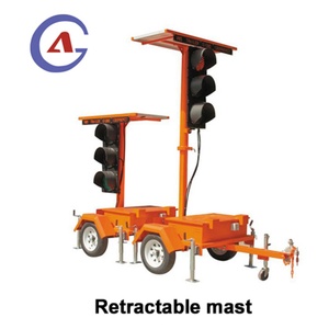 Solar <b>Wireless</b> Movable Portable Traffic signal <b>Light</b> Using on Temporary Road Repairing - Product Image 3