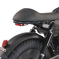 Vélo électrique rétro urbain classique Himoto Black Warrior avec cadre en fer robuste, batterie au lithium, clé NFC sans fil et pneus larges
