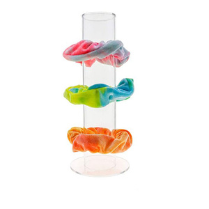 Scrunchie hiển thị đứng chủ cho cô gái tuổi teen cô gái Quà Tặng <span class=keywords><strong>Acrylic</strong></span> đồ trang sức đứng Vòng đeo tay chủ rõ ràng <span class=keywords><strong>Acrylic</strong></span> scrunchie hiển thị - Product Image 1