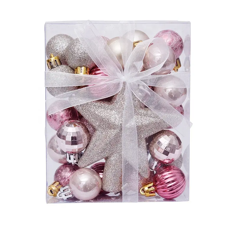 2023 Top sale Christmas decorations 30mm 30pcs ChristmasTree Mini Ball Bauble Christmas Balls Decorations Ornaments