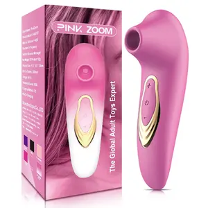 PINKZOOM mainan seks dewasa Stimulator g-spot baru Vibrator portabel ukuran Mini Vibrator penghisap klitoris untuk wanita