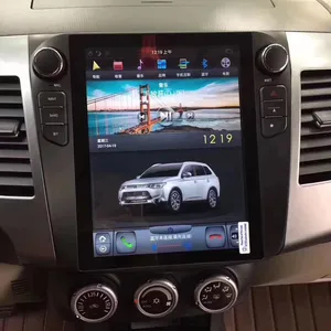 10.4 "Android 9.0 Tesla verticale Touch Screen lettore Dvd per auto Gps per Mitsubishi Outlander 2006-2012 navigazione Audio