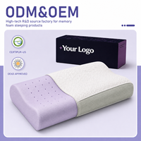 Oreiller en mousse à mémoire de forme pour hôtel, avec housse tricotée douce, pour importateurs de linge de lit, OEM ODM, fourniture directe d'usine