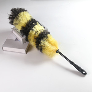 Plumeau épaissi jaune et noir, dépoussiéreur électrostatique flexible, grand outil de nettoyage domestique en plastique - Product Image 1