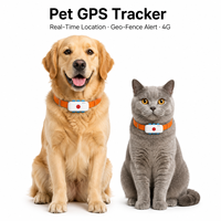 Localizador GPS 4G Ultra Mini para Mascotas, Perros y Gatos, Dispositivo de Rastreo Portátil Inteligente para Apple, Android y Windows