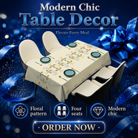 Nappe de table blanche en PVC style chemin de table, imperméable et résistante à l'huile, résistante à la chaleur, pour la décoration de la maison, les mariages et les hôtels