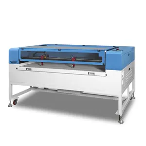 1610 CO2 Hot Verkoop Lasersnijmachine Voor Fabricwith Twee Hoofd